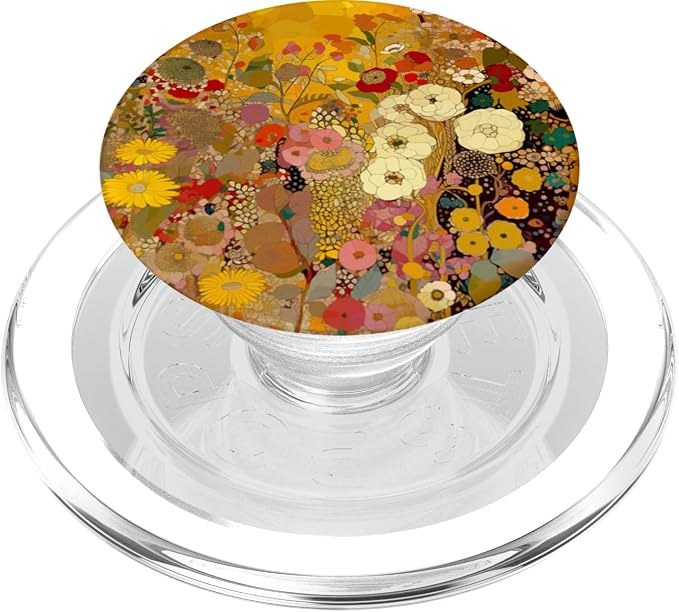 Art Nouveau Flowers Garden and Floral Nature Art PopSockets Adhesive PopGrip