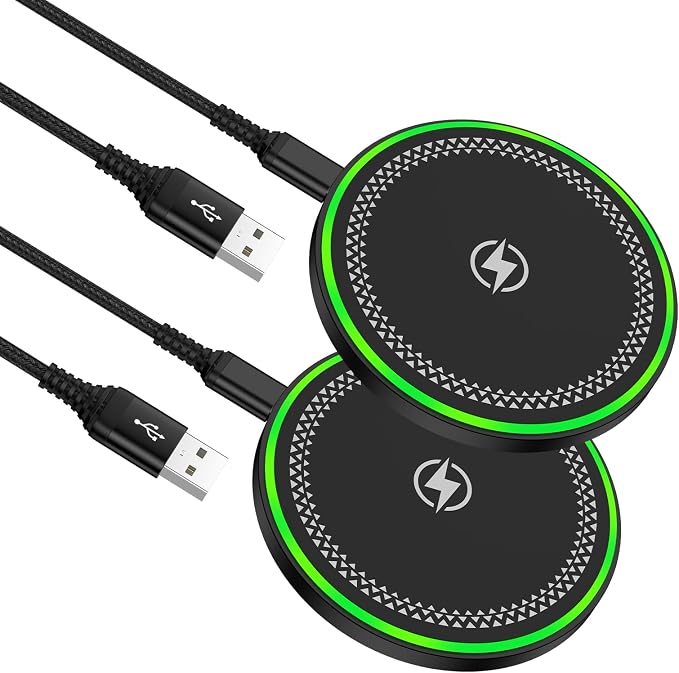 Samsung S25 Wireless Charger Fast Charging Pad Wireless Phone Charger for Android Samsung Galaxy S25 Ultra Edge S24 S23 S22 Cargador Inalámbrico para for iPhone 17 Pro Max Air 17 16 15