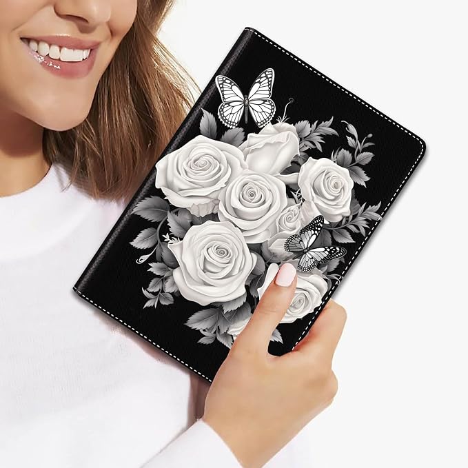 Case for iPad (A16) 11th Generation 11 Inch 2025 / iPad 10th Generation 10.9 Inch 2022 Ultra-Thin Multi-Angle Protective Cover with Auto Sleep/Wake A Dark Horse