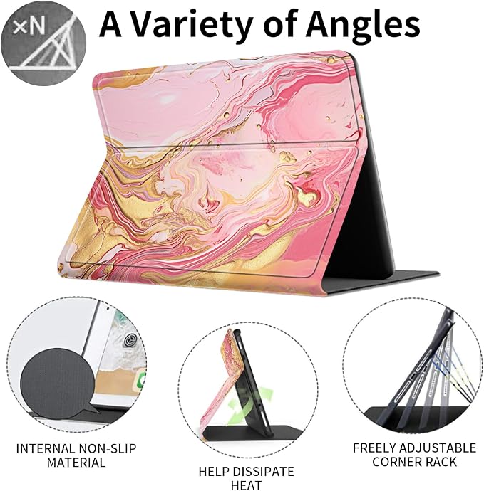 Case for 7 All-New Kindle Paperwhite (12th Generation 2024) and Kindle Colorsoft Signature Edition CoverSlim PU Leather Smart Cases with Auto Wake/Sleep-Black Cat Night Sky