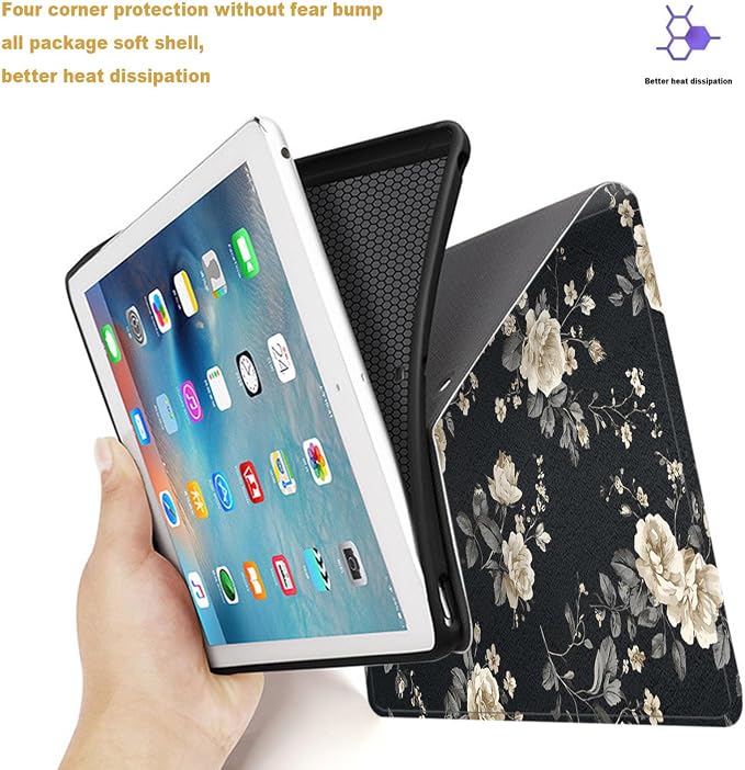 Tablet Case for 6 All-New Kindle (11th Generation2024/2022 Release)Shockproof Protective Cover with StandAuto Wake/SleepAmerican Flag Deer