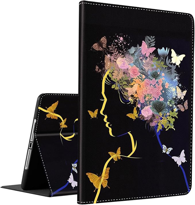 Case for ipad 10th Generation 10.9 inch 2022 iPad 10thMulti-Angle Stand Smart Protective Cover Shockproof Case Auto Sleep/Wake Smoke Flag of Mexico Flag