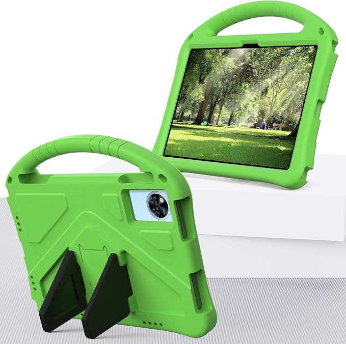 YRH Kids Case for Lenovo Idea Tab 11 inch Tablet 2025 Model TB336FU EVA Shockproof with Stand Handle Black