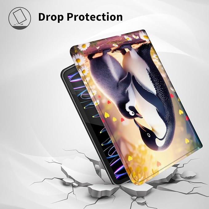 Case for Kindle Paperwhite 12th Generation 7 &amp Kindle ColorSoft Signature Edition – PU Leather with Auto Sleep/Wake Slim Lightweight Protective Cover – Beach Sunset Palms