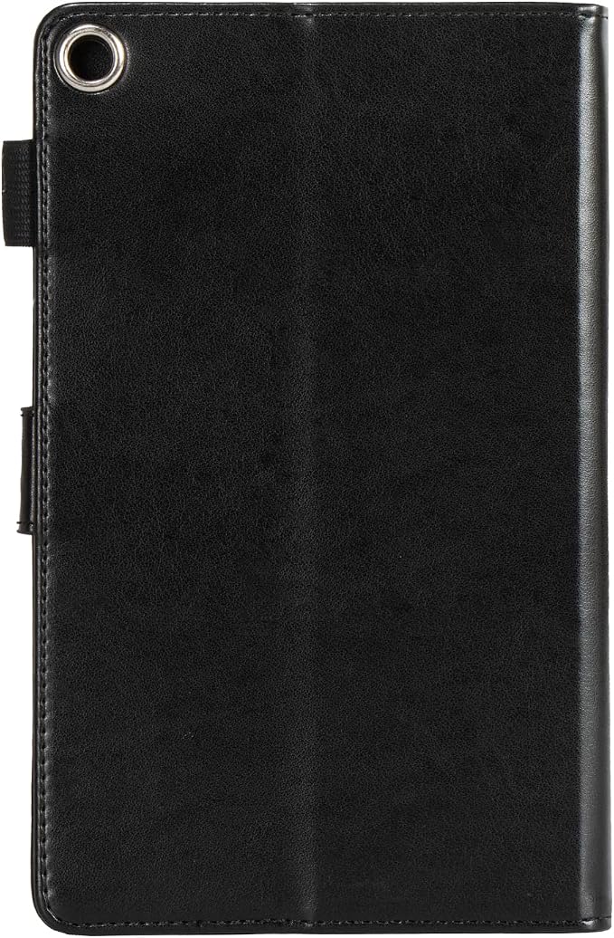 Kindle Fire HD 8 Tablet Case (8th/7th/6th Generation)Smart Stand Synthetic Leather Cover with Auto Wake/Sleep [Card &amp Pencil Holder] for 8 Amazon Fire HD 8 (2018/2017/2016) Blue Sea Beach