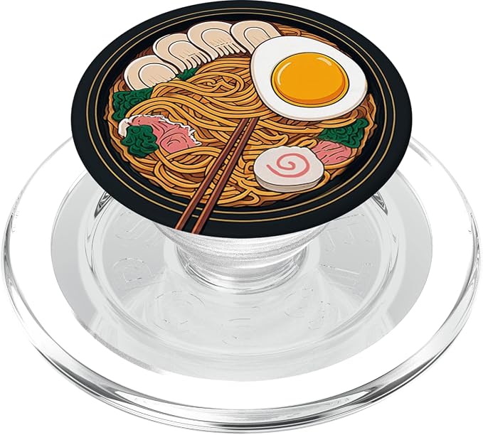 Ramen Japanese Food Anime Style Noodles Asia PopSockets Adhesive PopGrip