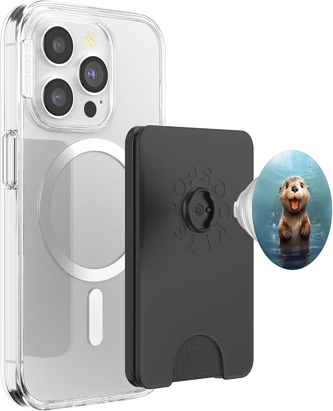Cute Adorable Sea Otter PopSockets PopGrip for MagSafe