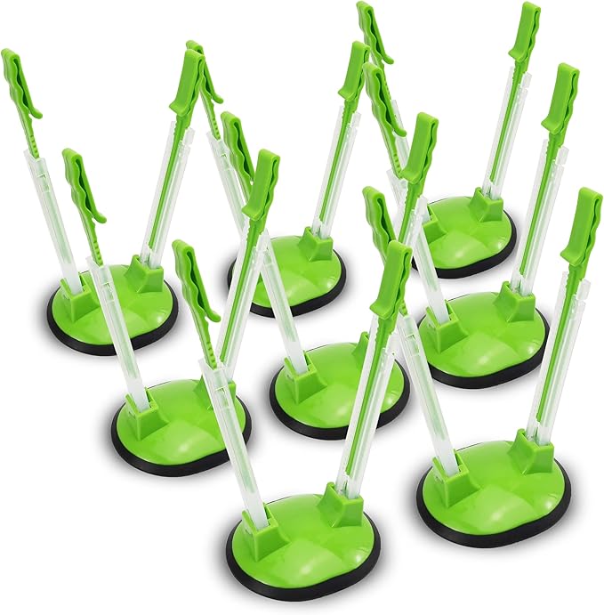 Ruibo Baggy Rack Holder for Food Prep Bag/Plastic Freezer Bag/Ziplock Bag Holder Stand, Meal Planning/prep Bag Holders,8 Pack