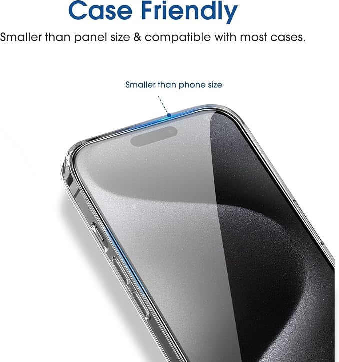 amFilm 2 Pack Magnetic OneTouch Compatible with iPhone 13 Pro Max 6.7/ iPhone 14 Plus 6.7 Screen Protector Tempered Glass Full Coverage with Easy Installation Kit (Magnetic &amp Reusable)