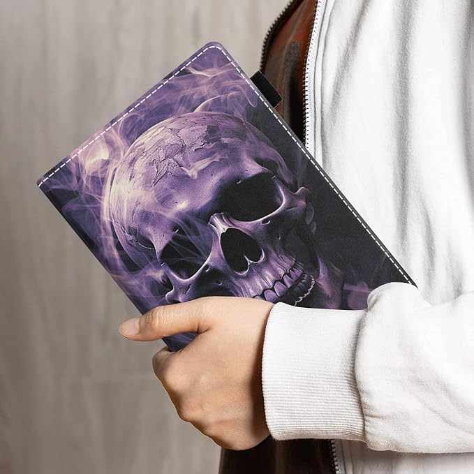 Case for Amazon Kindle Fire HD 8/Fire HD 8 Plus Tablet (12th/10th Generation 2024/2022/2020 Release) - PU Leather Folio Cover with Smart Auto Wake/Sleep Bald Eagle