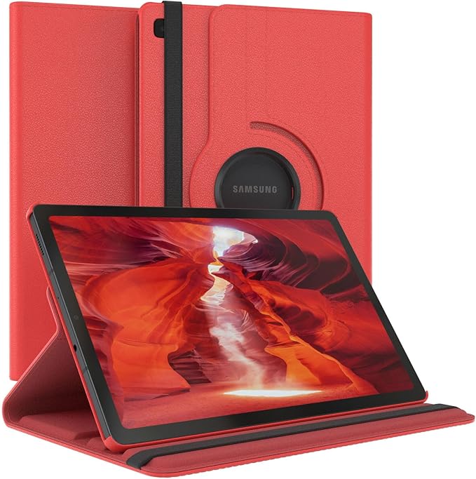Vultic Rotating Case for Samsung Galaxy Tab A 8.4 2020 (8.4-inch) [SM-T307U] 360 Degree Stand [Auto Sleep/Wake] Folio PU Leather Smart Tablet Cover (Black)