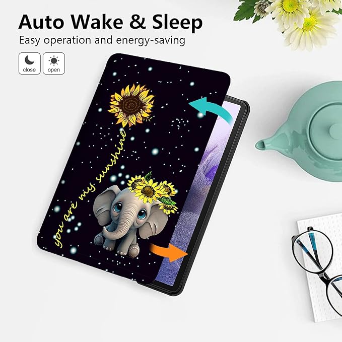 for 10.1 Amazon Fire HD 10 Tablet (13th Generation 2023 Release)PU Leather Multi-Angle Anti Slide Stand Cases with Auto Wake/SleepAnimals Dog Paws Galaxy