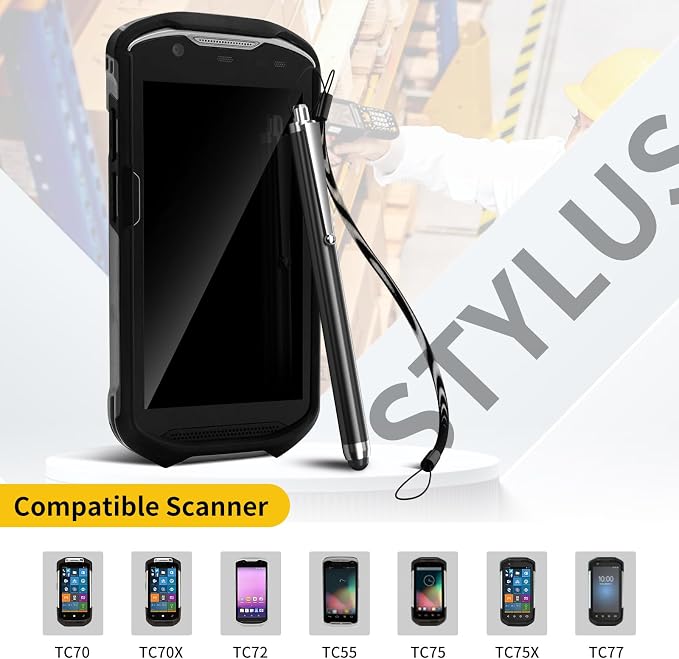 Touch Stylus Pen for Zebra TC77 TC70 TC70X TC53 TC58 TC51 Touch Stylus | Smooth Touch TC72 StylusLight Weight TC720L StylusTC75GKTC75BHTC700HTC700KTC77HLTC75FKTC52TC57TC57X Touch Pen
