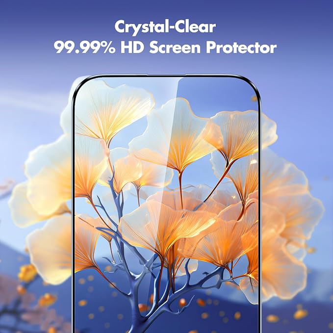 UNBREAKcable 3-Pack Screen Protector for iPhone 15 Double Shatterproof Tempered Glass [Easy Installation Frame] [99.99% HD Clear] [9H Hardness] [Full Coverage] [Case Friendly] for Apple 15 6.1 inch