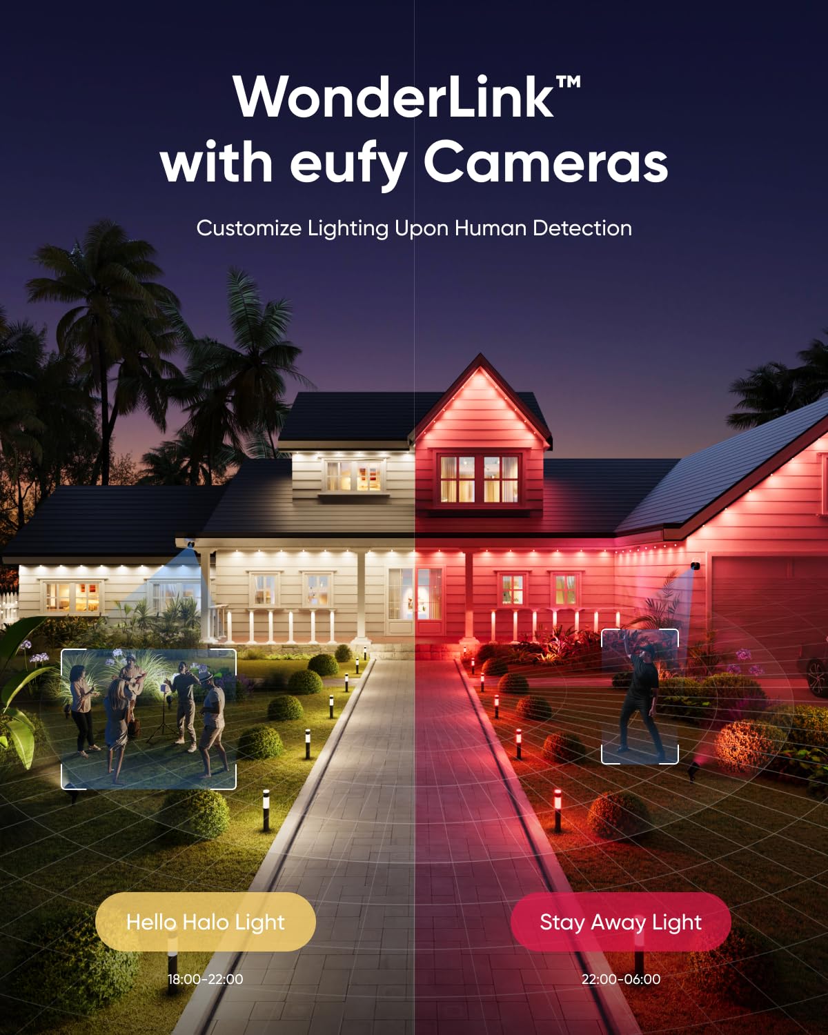 eufy Permanent Outdoor Lights E22, 100ft with 60 Triple-LED Lights, Smart RGBWW for Christmas, Daily and Holiday, Up to IP67 Waterproof, AI Light Themes for Christmas Decorations, Works with eufy Cams