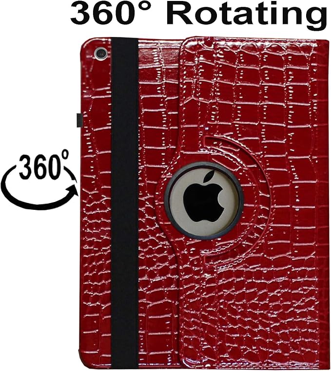 Case for iPad 10.2 inch for iPad 9th 8th 7th Generation Rotating Stand Smart Magnetic Auto Wake Up/Sleep Cover for A2602 A2603 A2604 A2605 MK2L3LL/A MK2P3LL/A MK673LL/A (Black)