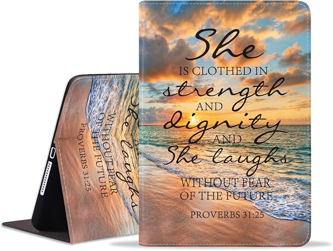 Case for Samsung Galaxy Tab S10 Lite 10.9/ S10 FE 10.9/ S9 FE 10.9/ S9 11 Protective Leather Case Adjustable Stand Auto Wake/Sleep Smart Case - Bible Verse Jeremiah 29:11