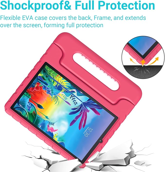 Kids Case for Lg G Pad 5 2019 Shockproof Stand Blue | Shockproof Lightweight EVADesign for LG G Pad 5 10.1 Tablet 11Inch 2019 Released (LM-T600 )Kid-Proof Protection Cover