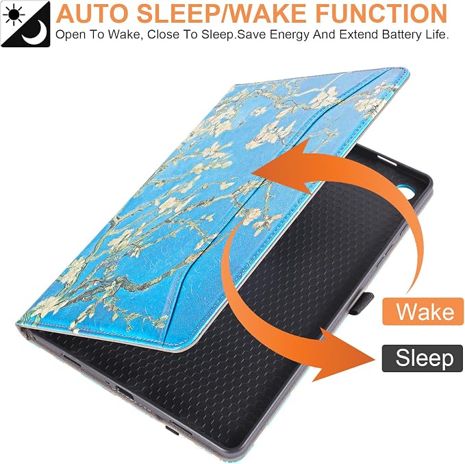 for Samsung Galaxy Tab A9 Plus Case Multiangle Stand for Samsung Tab A9 Plus Tablet Case 11 Inch SM-X210/SM-X216/SM-X218Black