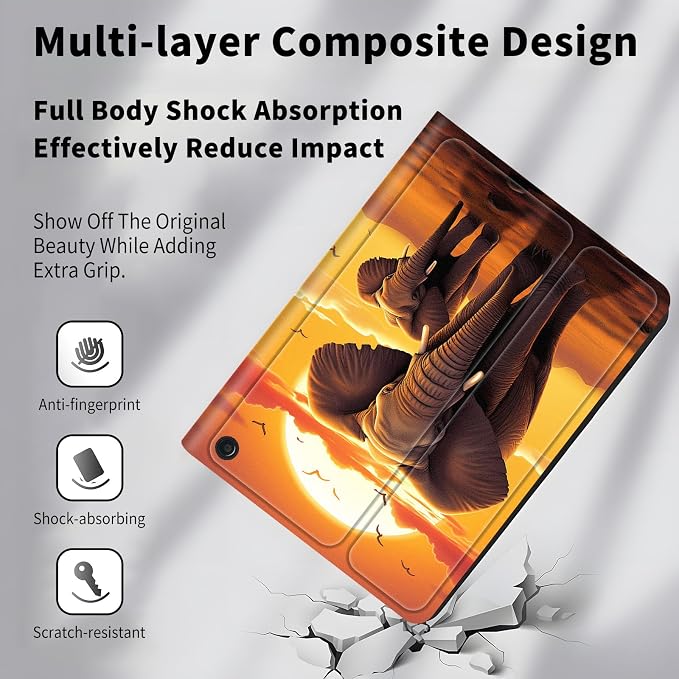 Case for All-New Amazon Kindle Fire HD 10 &amp 10 Plus 11th Generation 2021 Release 10.1 inchSlim Folding Stand Cover with Auto Wake/SleepAmerican Girls