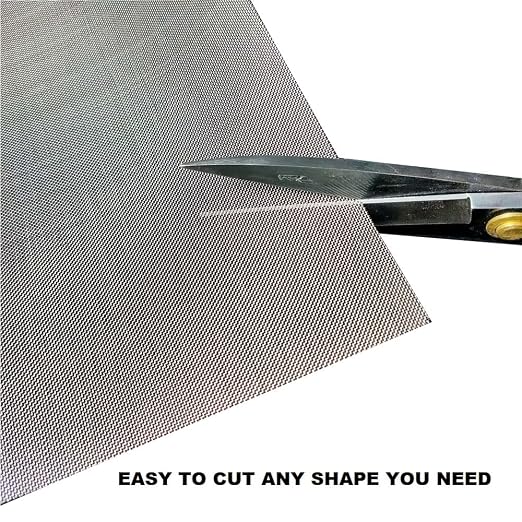 Stainless Steel Mesh Screen #60Mesh -Size:15.7"x47.2" SS304 Wire Mesh Screen