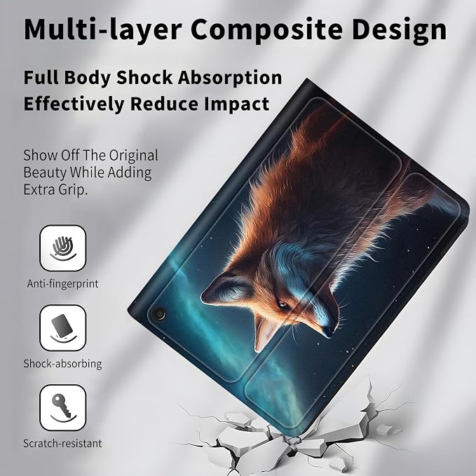 Case for All-New Amazon Kindle Fire HD 10 &amp 10 Plus 11th Generation 2021 Release 10.1 inchSlim Folding Stand Cover with Auto Wake/SleepAmerican Girls