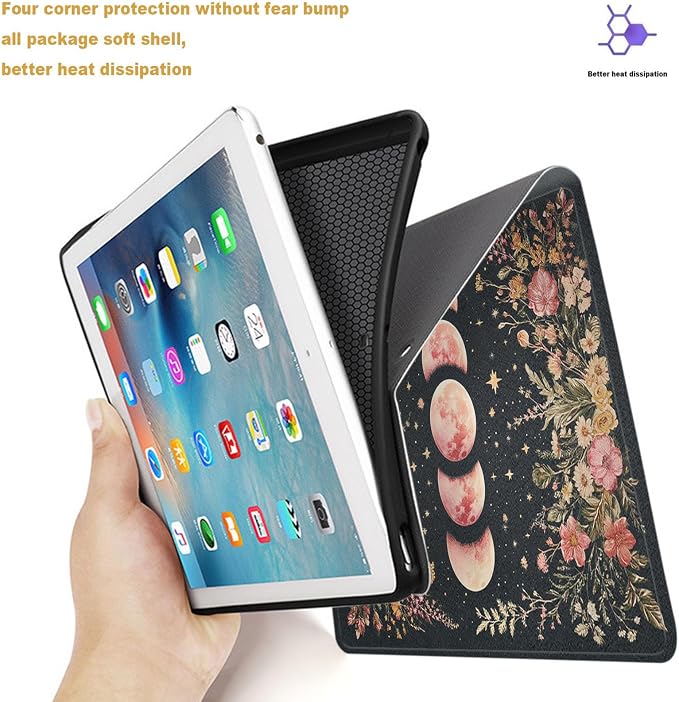 Tablet Case for 6 All-New Kindle (11th Generation2024/2022 Release)Shockproof Protective Cover with StandAuto Wake/SleepAmerican Flag Deer