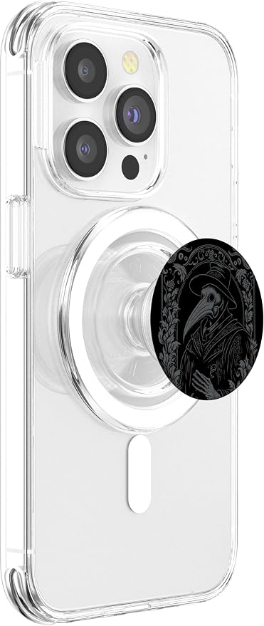 Plague Doctor Occult Gothic Pest Steampunk Black Death PopSockets Adhesive PopGrip