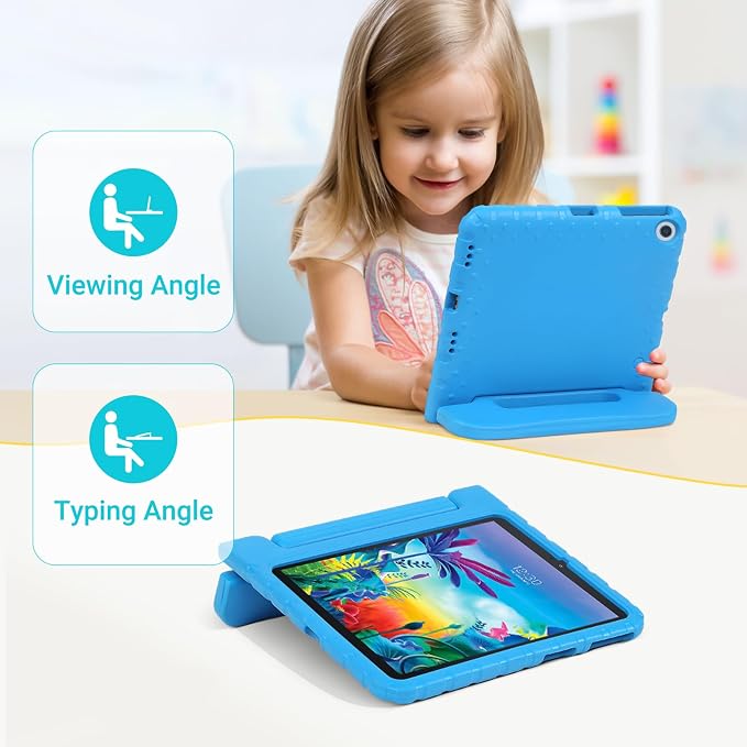Kids Case for Lg G Pad 5 2019 Shockproof Stand Blue | Shockproof Lightweight EVADesign for LG G Pad 5 10.1 Tablet 11Inch 2019 Released (LM-T600 )Kid-Proof Protection Cover