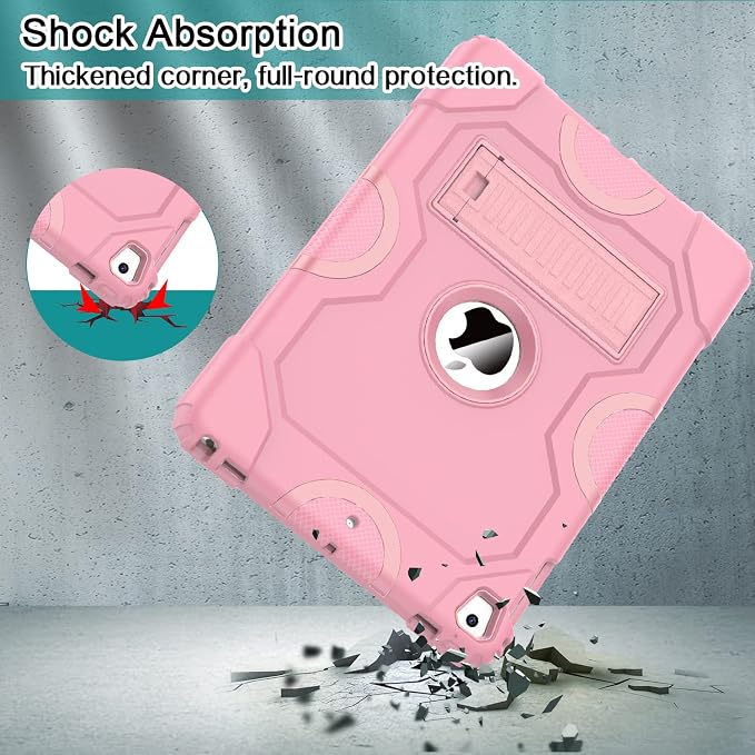 ZoneFoker Case for iPad 6th/5th Generation (9.7 Inch 2018/2017 Model) iPad Air 2 / 1st iPad Pro 9.7 Heavy Duty Shockproof Rugged Protective Case Alpine Green