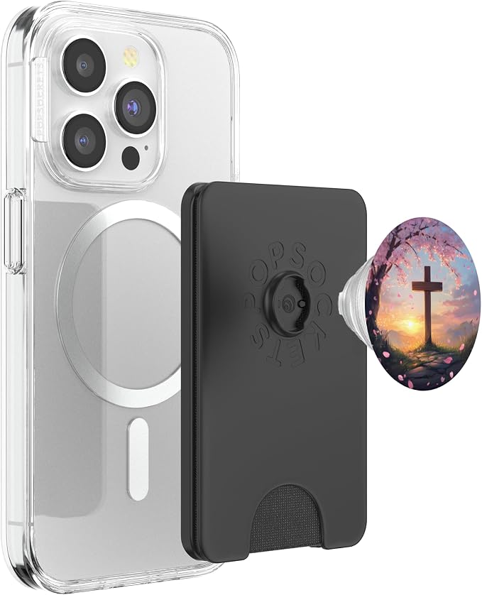 Christian Cross PopSockets PopGrip for MagSafe