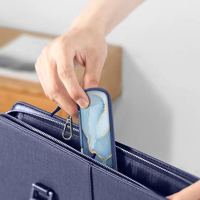 Fintie Pen Holder Case for Apple Pencil Pro, Apple Pencil (USB-C / 1st / 2nd Generation), Soft Neoprene Zipper Carrying Bag Sleeve Pouch for Samsung Stylus, Surface Pen