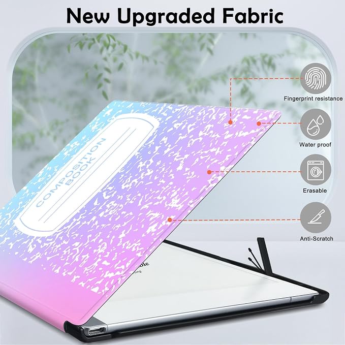 Case for Remarkable 2 Paper Tablet 10.3 2020 ReleasedLightweight and Hard Back Shell Protective Book Folio Cover with Built-in Pen HolderComes with Remarkable 2 Pen Tips.