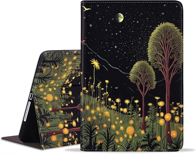 Case for Samsung Galaxy Tab S10 Lite/ S10 FE/ S9 FE 5G 10.9 Inch/ S9 11 Inch - Slim PU Leather Folding Stand Folio Cover with Auto Sleep/Wake - African American Girl