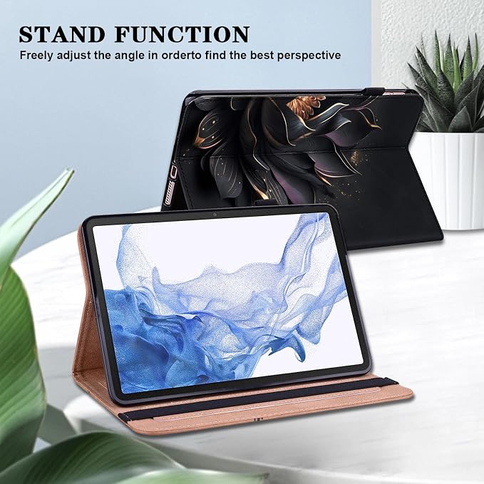 Case for Amazon Fire HD 10 and 10 Plus Tablet (13th/11th Generation 2023/2021 Release)PU Leather Slim Fit Folding Stand Cover - Brown Owl