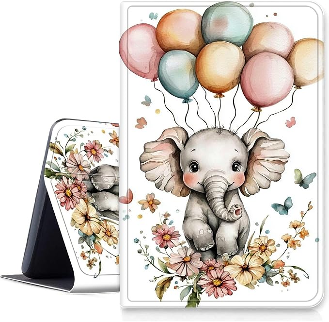 Case for Amazon Fire 7 Tablet 2019/2017 Release 9th/7th Generation PU Leather Smart Protective Cover with Auto Sleep/Wake for Fire 7 2019Dog Wearing Witch Hat Pumpkin