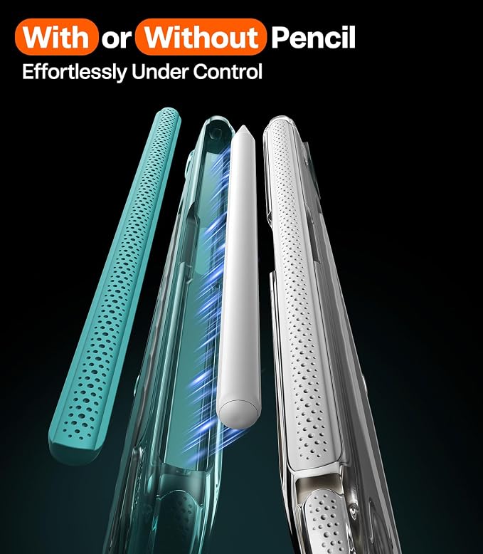 TORRAS Ostand K3 Neo for iPad Air 11 Inch Case (M4 2026 M3 2025 M2 2024) Viewing Angles AdjustableUltra Stable Stand Shockproof Protective Slim Kickstand Case with Pencil Holder Glacier Sprint