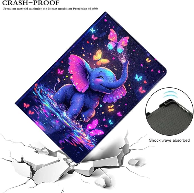 Case for iPad 9th/8th/7th Generation (2021/2020/2019) 10.2-inchSlim PU Leather Cover Adjustable Stand Auto Wake/SleepAurora Over Mountains