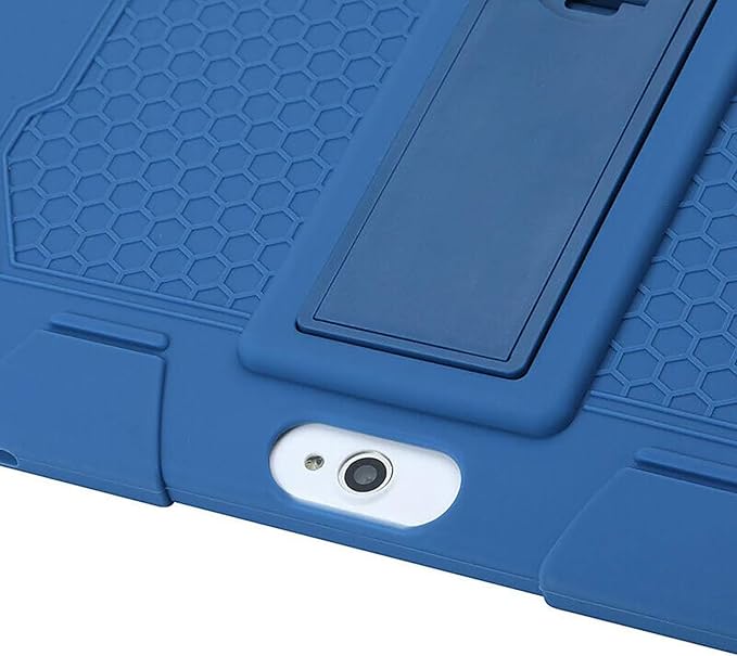 Universal Silicone Tablet Case - 10.1 Inch Cover Shockproof Protective Cover with Stand Soft Slim &amp Non-Slip Grip Kids Android Tablet Suitable for BBK R30/R10/H9/K10plus (24x17cm) (Bean Green)