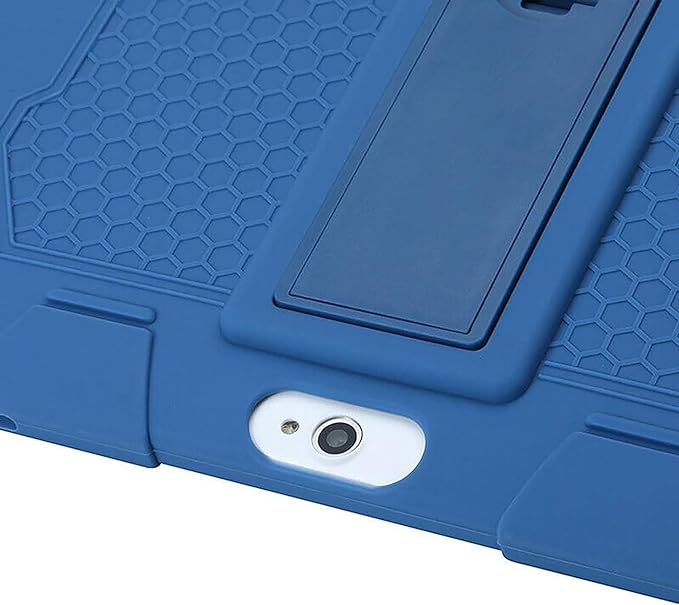 Universal Silicone Tablet Case - 10.1 Inch Cover Shockproof Protective Cover with Stand Soft Slim &amp Non-Slip Grip Kids Android Tablet Suitable for BBK R30/R10/H9/K10plus (24x17cm) (Bean Green)