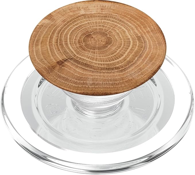 Tree Rings Cut Cross Section of Tree Design PopSockets Adhesive PopGrip