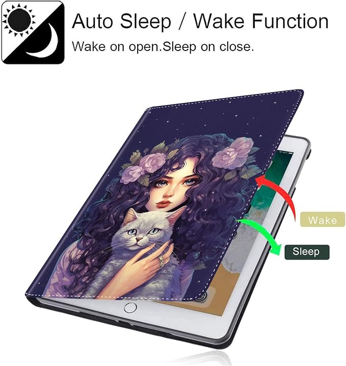 Case for ipad 10th Generation 10.9 inch 2022 iPad 10thMulti-Angle Stand Smart Protective Cover Shockproof Case Auto Sleep/Wake Smoke Flag of Mexico Flag