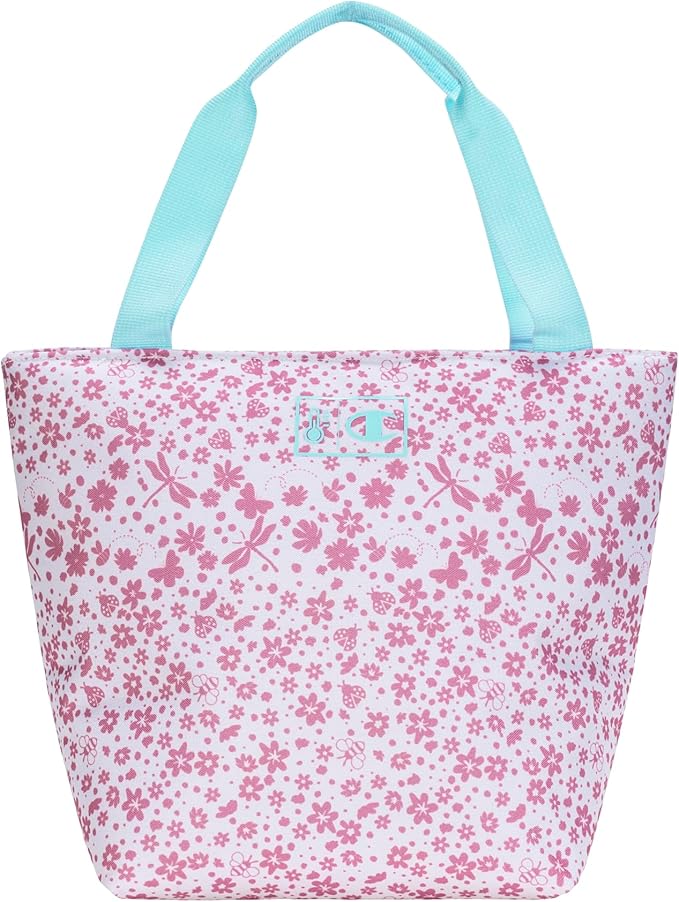 Champion Fresh Tote Lunch Kit, Pink/Blue, OS