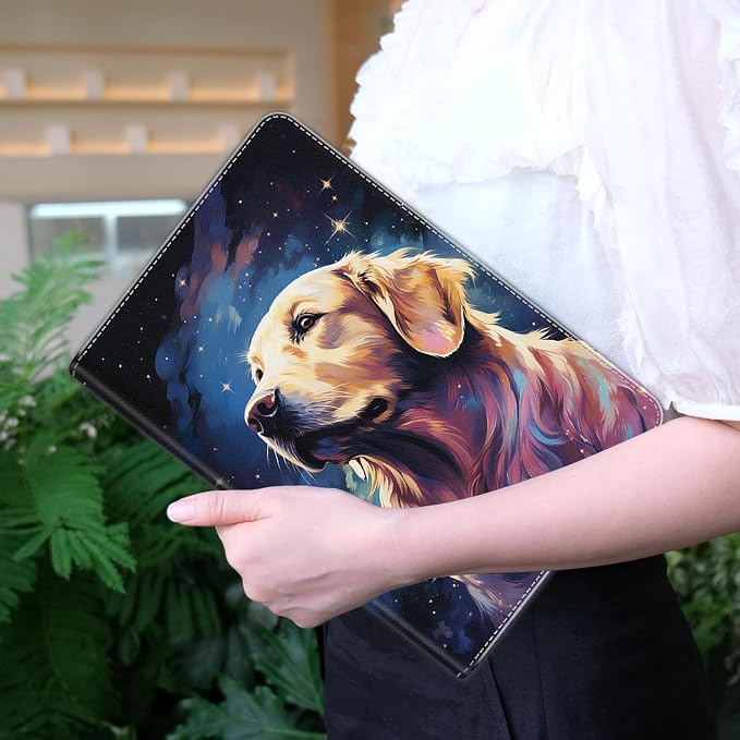 Case for iPad Pro 11 Inch 2022/2021/2020/2018 iPad Air 5th / 4th Gene 10.9 Inch (2022/2020) - Slim Fit Standing Cover with Auto Sleep/Wake，Astronaut Guitar
