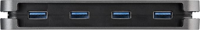 StarTech.com 4 Port USB C Hub - 4X USB-A - 5Gbps USB 3.0 Type-C Hub (USB 3.2/3.1 Gen 1) - Bus Powered Portable USB-C to USB-A Adapter Laptop Hub - 11.2" (28.5cm) Cable w/Cable Management (HB30CM4AB)