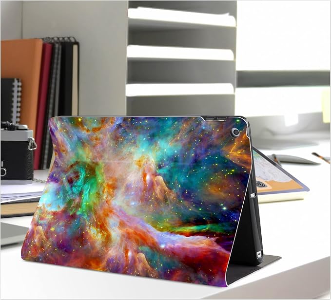 Vimorco for iPad 10.2 Case 9th Generation Cover Flower Cats for iPad 9th/8th/7th Generation Case Slim Soft Rubber Back Adjustable Stand Auto Wake/Sleep Smart Black Cat