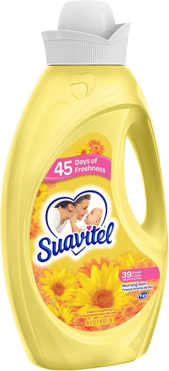 Suavitel Liquid Fabric Softener, Morning Sun, 46 oz