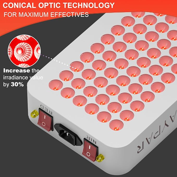 LED Red Light Therapy for Body Infrared Red Light Therapy Red Light Panel Red Light Therapy Device Red Light Therapy for Face, White