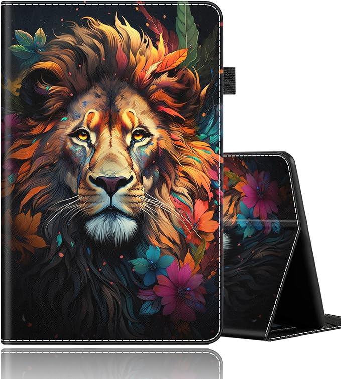 Case Fits All-New Amazon Kindle Fire HD 10 &amp 10 Plus Tablet (13th/11th Generation 2023/2021 Release) 10.1 Durable Shockproof Protective Cover with Auto Wake/Sleep，Black Woman Queen Afro Design