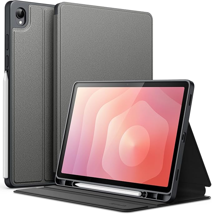 JETech Folio Case for Samsung Galaxy Tab S11 Black | Multi-Angle Stand Cover S Pen Holder Slim Protective Cover Auto Wake/Sleep